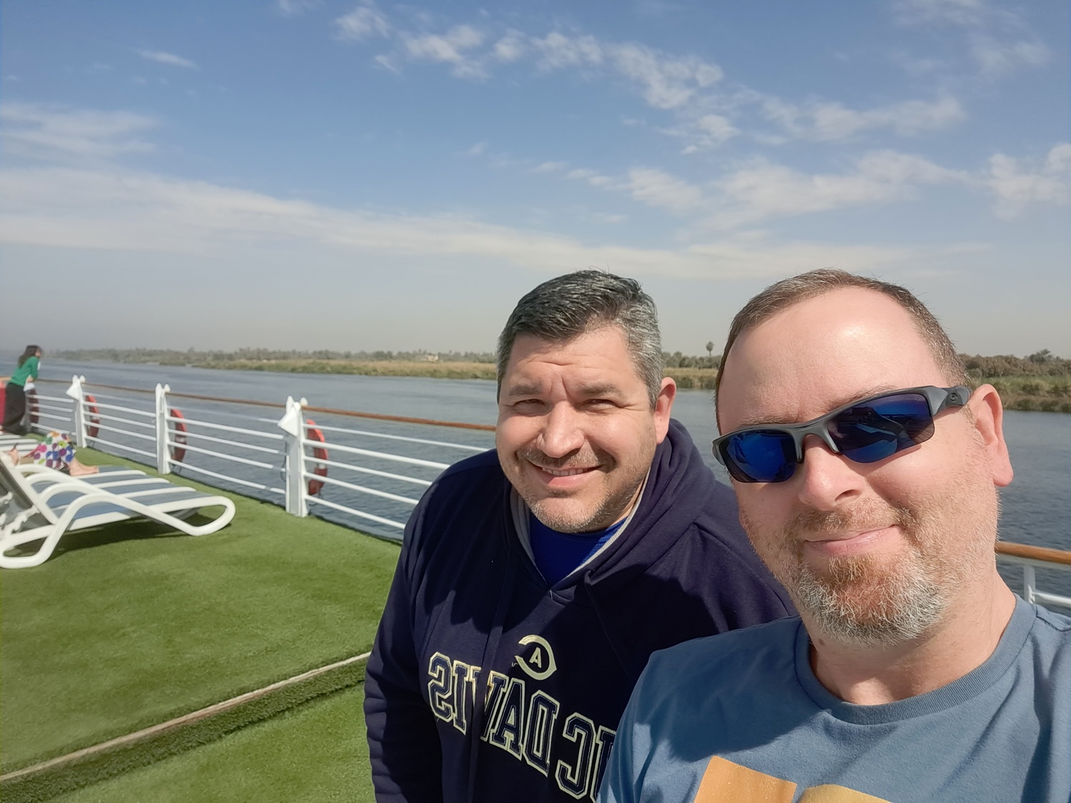 Chad and I on the river Nile